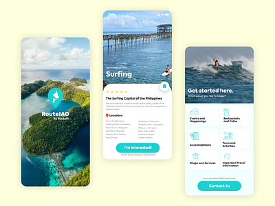 RouteIAO Travel Information App (Soon to be Live) branding graphic design mobile app design ui user experience web design