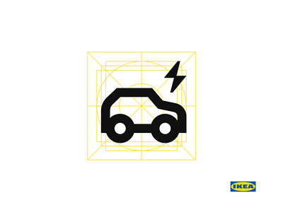 IKEA electric vehicle icon branding clean energy design icon iconography icons ikea logo solar ui design