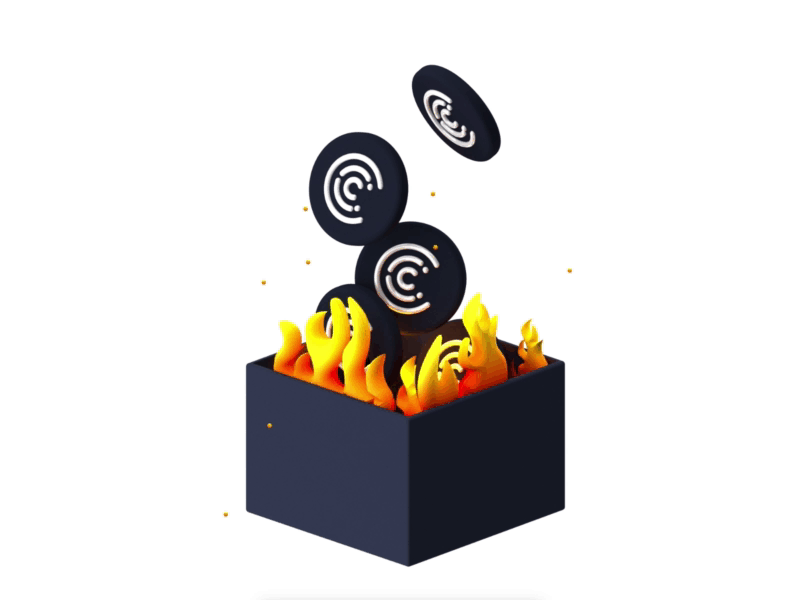 Burning animation app c4d design illustration ui