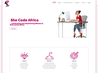 She Code Africa   Landing Page