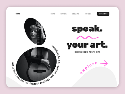 Speak Your Art 100daysofui figma ui