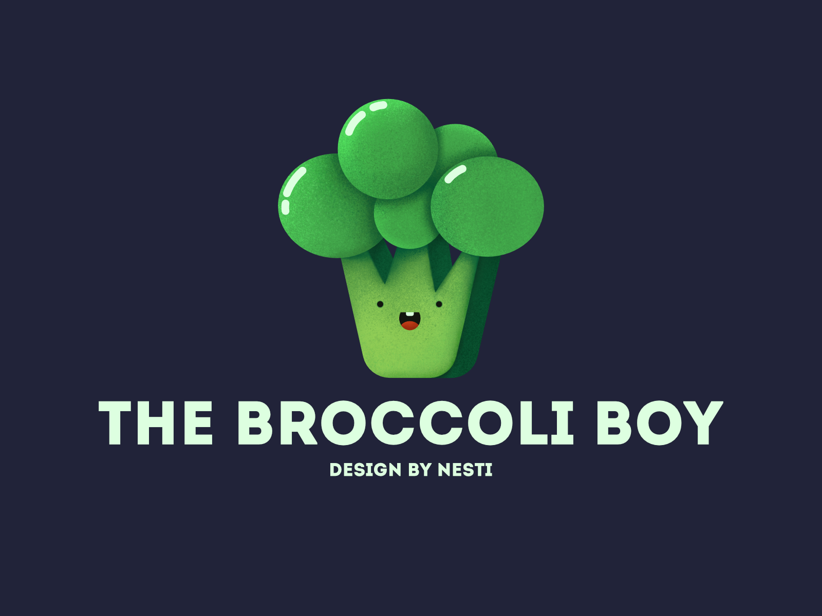 The Broccoli Boy by NESTI for Felic Art on Dribbble