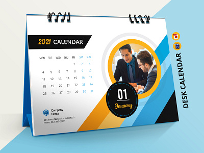 Desk Calendar Template 2021 desk calendar template 2021