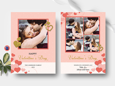 Valentine s Day Photo Card Template