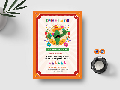 Cinco De Mayo Party Flyer