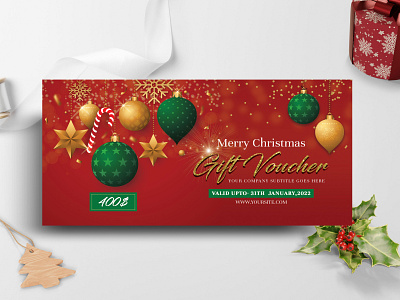 Christmas Gift Voucher Template