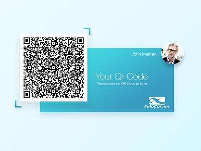 QR Code Scan bar bar code gradient login qr qr code scan ui ux