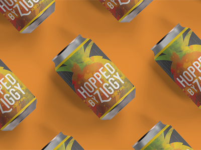 Hopped by Ziggy beer beerlabel branding craftbeer design graphic design packaging