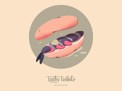 Herring Sandwich Illustration