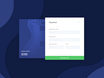 Daily UI 002 - Credit Card Checkout