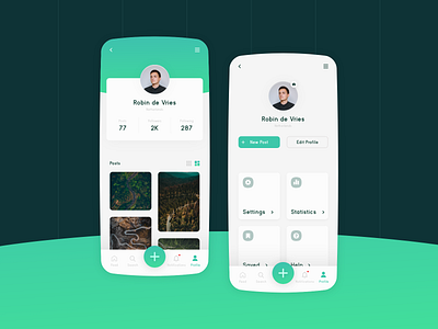 Daily UI 006 - User Profile daily ui design