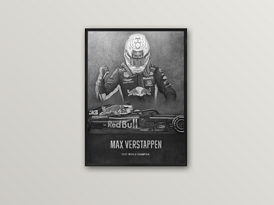 Max Verstappen drawing - 2021 F1 World Champion art drawing f1 formula 1 max verstappen pencil pencil drawing verstappen