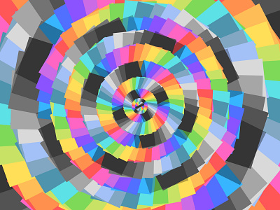 Abstract Rainbow Circle