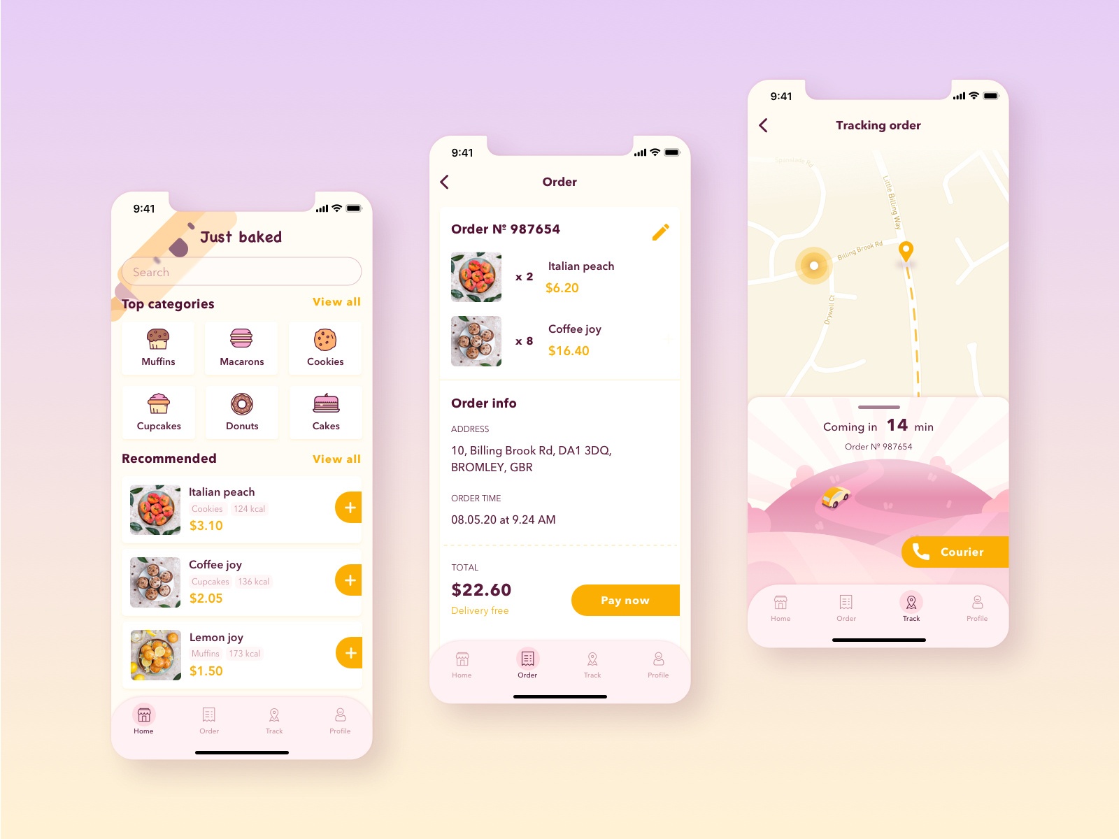 Bakery delivery app concept by DashDevs on Dribbble