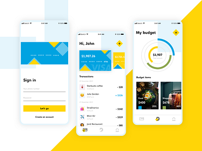 Banking App UI concept