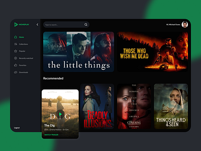 Online cinema web app