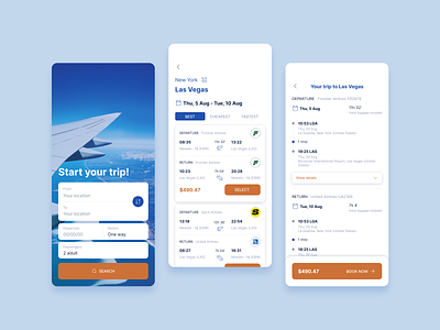 Flights booking app