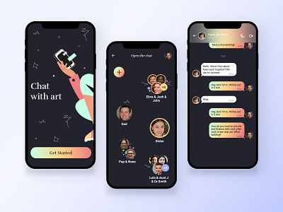 Chat with art - Messenger App