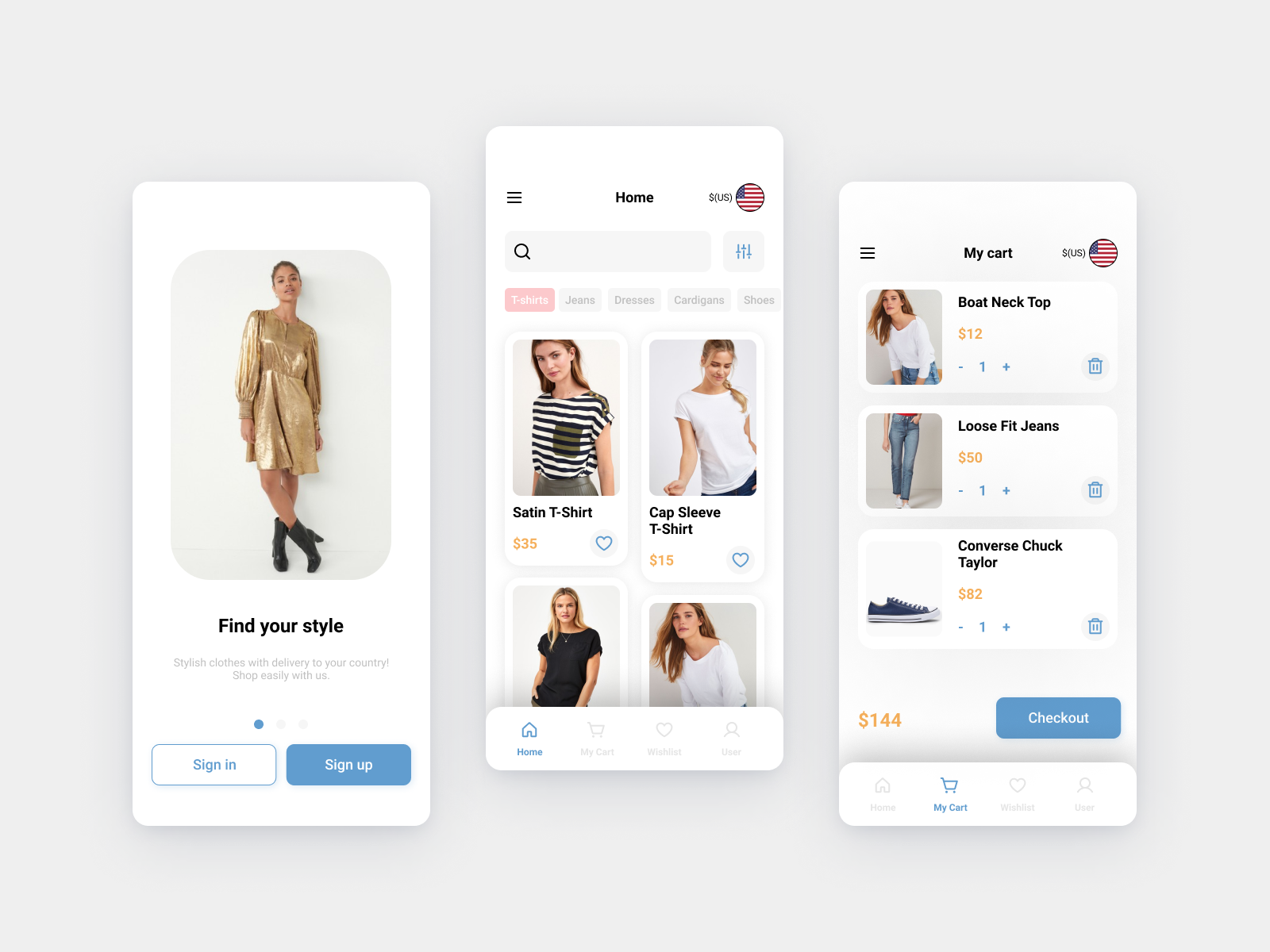 E-commerce app by DashDevs on Dribbble