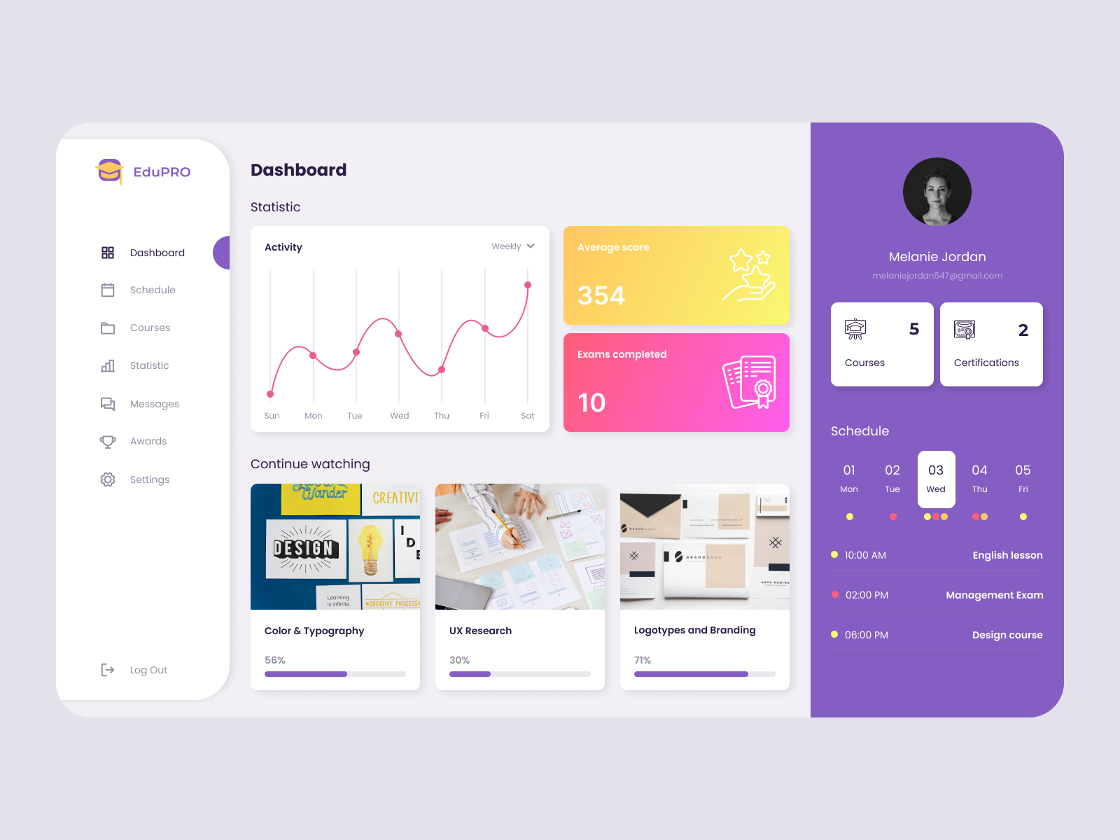 EduPro - web platform by DashDevs on Dribbble