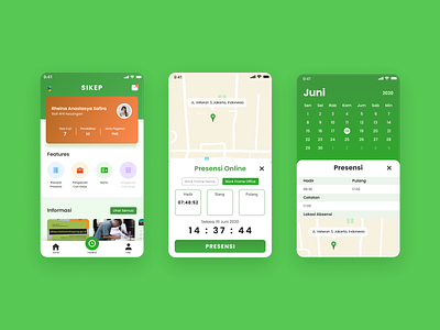 Staffing System Mobile App app design minimal mobile ui ux