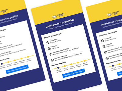 DailyUI - #017: Email Receipt dailyui e mail marketing e mail transacional marketplace mercado livre