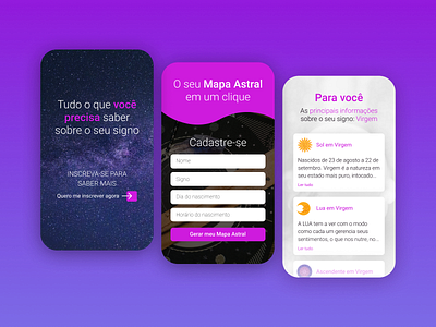 DailyUI - #091: Curated for You app astrology dailyui design figma graphic design signs ui uidesign ux