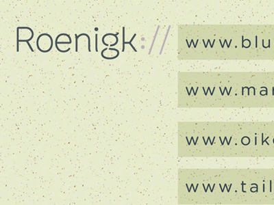 Roenigk logo trial