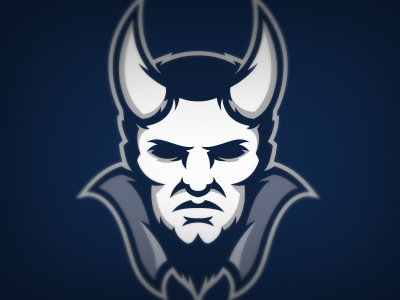 Blue Devils blue devils evils hell logo mascot monster
