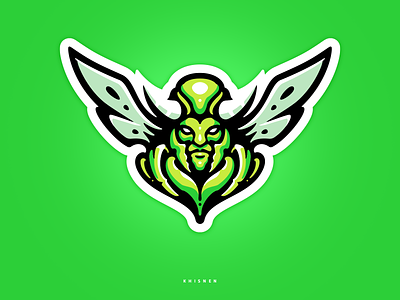 Green Hornet branding hornet illustration logo mascot sport sport logo wasp