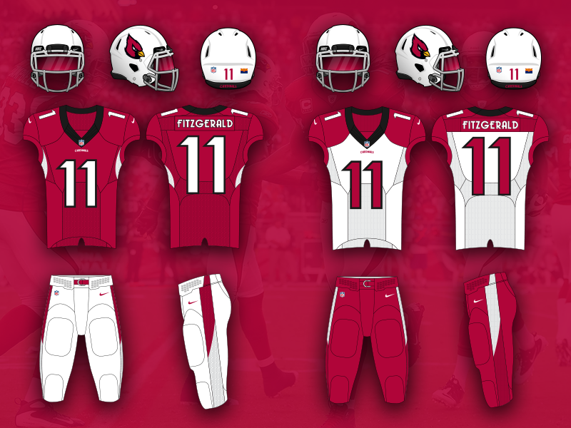 Arizona Cardinals Uniform by Khisnen Pauvaday on Dribbble