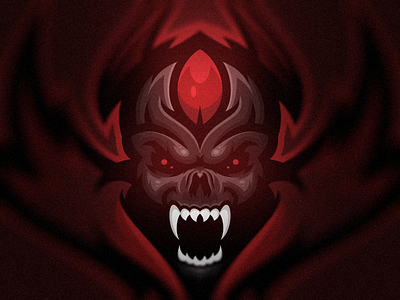 Vampire blood creature darkness evil illustration logo vampire