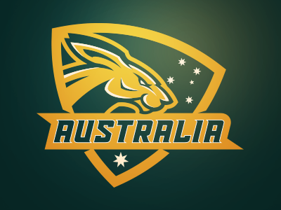 Australia australia basketballs kangaroo sport logo superhoops