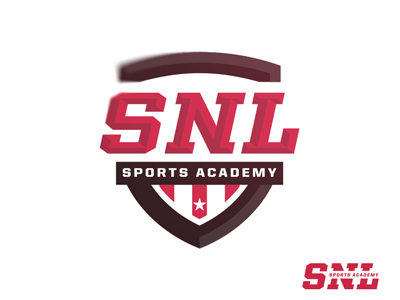 SNL Sports Academy academy basketball football logo logotype sport website