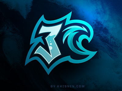 3rd Coast Gaming 3rd branding coast graphic designs icon logo sea texas wave
