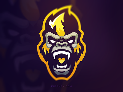 Gorillaz ape apparel branding gorilla logo mascot sport