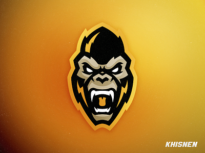 Gorilla ape gorilla logo mascot monkey sport sport branding