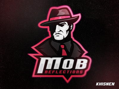 Mob Reflections branding gaming logo mafia mob mobster sport