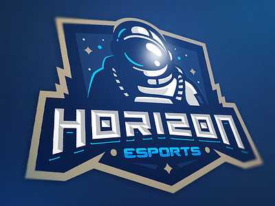 Horizon eSports astronaut esports horizon identiry logo space space suit