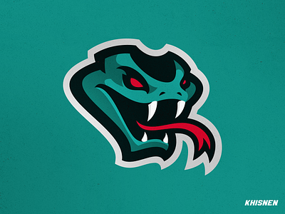 Viper animal illustration logo logotype mark reptile snake viper