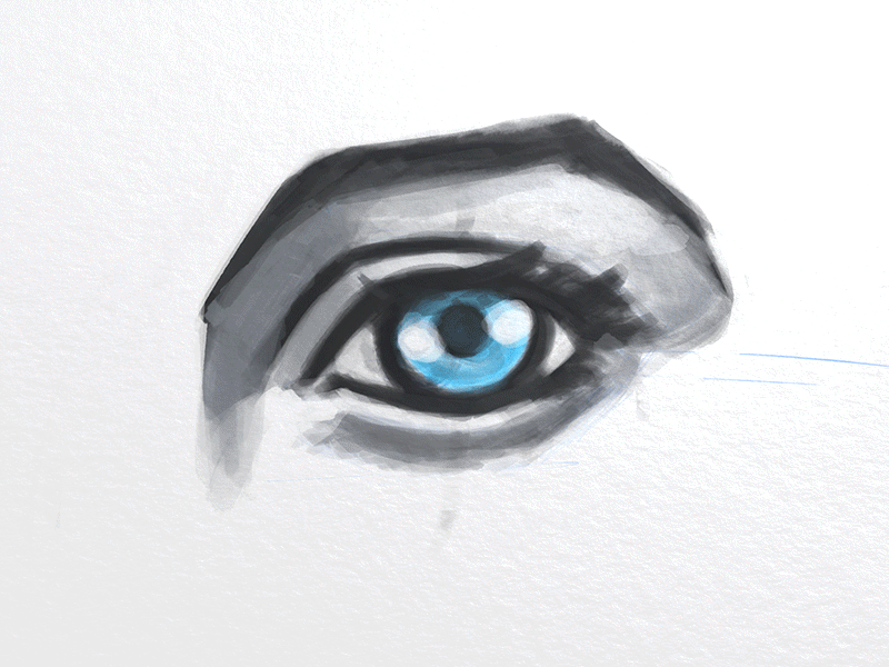 Eye Sketch drawing eye illustration process sketch