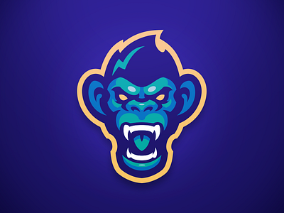 Angry Chimp by Khisnen Pauvaday on Dribbble