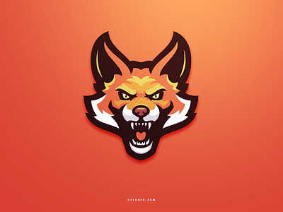 Fox animal fox icon illustration logo logotype mascot