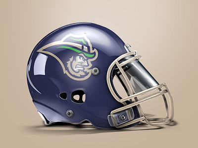 🍀 Ramblers Football Helmet🍀 boston concept fighter irish mascot ramblers sports logo