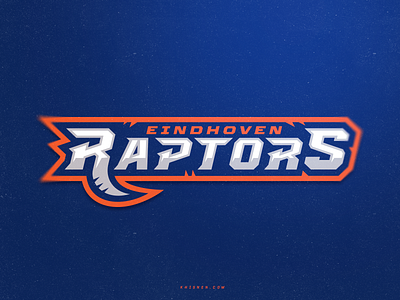 Eindhoven Raptor Wordmark branding football icon raptor sports logo