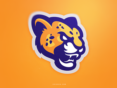 Cheetah animal cheetah logo mascot sport sport logo sports logo