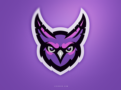 Owl (O&N Gaming) animals birds character logos logotype marks mascot owls