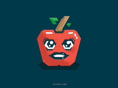 Apple apple fruits icon illustration