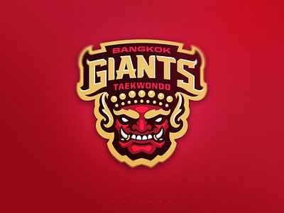 Bangkok Giants Taekwondo branding illustration logo logodesigns mascot mma sport logo sports taekwondo vector