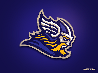 Norsemen branding mascot mascot logo sport logo thor vector viking